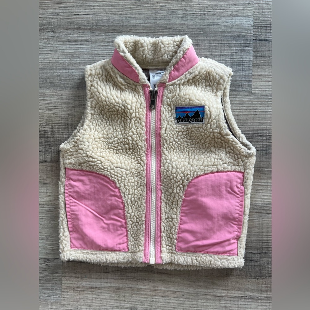 Patagonia fleece vest 12 months